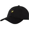 Lyle & Scott Berretto da Baseball da Uomo/Donna: Un Copricapo alla Moda in 100% Cotone di Alta qualità con vestibilità Comoda e Regolazione della Taglia., Z865 Jet Black, Taglia Unica