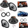 Hertz Evotuning Kit 4 Casse Altoparlanti Hertz X165 Ant+Post per Fiat Panda 2 serie 169