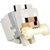 Paladone, GloBuddies, Luce 3D che cambia colore con Lupo di Minecraft, lampada notturna a LED con licenza ufficiale, cambia colore con un tocco, merchandising videogiochi, alimentazione a batteria