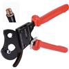 VEVOR Cesoia per Cavi Tagliacavi a Cricchetto Taglierina per Cavi Elettrici Lame in Acciaio Armonico Manici Rivestiti in PVC, Cesoia a Cricchetto per Fili in Rame e Alluminio Durezza Lama 50 HRC