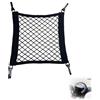 Dstarymnix Rete elastica con elastico,rete portaoggetti elastica,rete portaoggetti auto28×30 cm Rete Porta Casco e Accessori con Elastico Rete Portaoggetti Scooter e Bici per Caschi, e Piccoli Bagagli