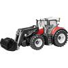 bruder 03181 - Steyr 6300 Terrus CVT con caricatore frontale, trattore, azienda agricola, veicolo