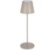 Bizzotto Lampada Tavolo Etna H 38 Cm Led Tortora