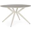 Bizzotto Cabas Tavolo Rotondo Wall Alluminio Pietra Ø 130 cm