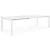 Bizzotto Konnor Tavolo Allungabile Bianco Alluminio 200-300 cm