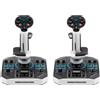 Thrustmaster Joystick Thrustmaster Sol-R 2 Hosas Space Sim Duo FlightStick Analogico Digitale Usb Tipo C Nero Bianco [2960939]