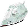 AEG DB 1740LG Ferro da stiro, 2400 W, 110 g, vapore, 0-30 g, indicatore di calore residuo, piastra in ceramica, scorrevolezza, serbatoio dell'acqua da 250 ml, cavo da 2 m, sistema anticalcare, verde