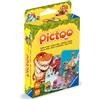 Ravensburger pictoo dino - gioco di carte - avventura preistorica 4+ anni