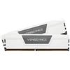 CORSAIR VENGEANCE DDR5 RAM 32GB (2x16GB) Fino a 6000MHz CL36-44-44-96 1.35V AMD EXPO & Intel XMP Memoria per Computer Desktop - Bianco (CMK32GX5M2E6000Z36W)