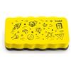 Trodat Cancellino Magnetico, Gomma Spugna per Lavagna Planning Bianca, Colore Giallo, Ergonomico e Leggero, Misura 10,5x5,5x1,8 cm, per Scuole, Università, Sale Riunioni, Uffici