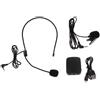 1 Set Wireless Headset Risvolto Clip sul microfono FM Mic per voce all'aperto