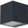 OSRAM SMART+ WiFi Brick Applique LED Su/Giù Grigio | SMART+ Wifi Brick Wall, Outdoor Wall Lights, Grigio scuro, dia, 25000 h, confezione da 1