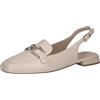 Caprice Mocassini Slingback da Donna in Pelle Eleganti, Nero (Black Nappa), 37 EU