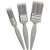 Harris Essentials - Pennelli per pareti e soffitti, confezione da 3, 2,5 cm, 3,8 cm, 5,1 cm, grigio