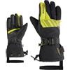 Ziener Guanti da sci GHALION-Z da uomo/sport invernali | impermeabili, scaldamuscoli lunghi, termoshield, Black.Electric Grass, 11