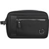 bugatti Nero Beauty Case Uomo, Trousse da Viaggio, Borsa da Toilette Uomo - Piccolo, Nero