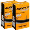 Continental Race 28 700 x 25-32c Bike Inner Tubes - Presta 42mm Long Valve (Pair)