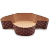 Erre4M - 10 Stampi in Carta da Forno per Colomba Pasquale 750g | 29,5×21,5×5,5 cm | Cartoncino Ondulato Rigido | Microforato | Made in Italy