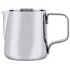 Ritte Bricco Da Latte in Acciaio Inox 100ml - Montalatte e Schiumatore per Caffè - Barista Cafe Acciaio Inossidabile (Argento)