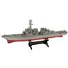 Modello di nave da guerra in plastica realistica in scala 1:350, ornamenti per