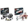 Star Wars LEGO 75347 Star Wars TIE Bomber Model Building Kit, Modellino da Costruire di Starfighter & 75333 Star Wars Jedi Starfighter di Obi-Wan Kenobi, Modello da Costruire