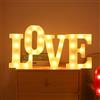 WYFCR wedding Sign Decorative LED Illuminated Letter Lights Marry Signs, Illuminato Marquee Sign, Neon Light Up Letters, Illuminato Decor (LOVE)
