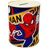 MARVEL Salvadanaio Spiderman 11x8 cm in Latta Metallo Non Apribile Idea Regalo