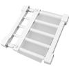 Acouto Scaffale a Tensione per Armadio Espandibile Senza Chiodi, Divisorio Multifunzionale con 1 Ripiano, Grigio Moderno, Portata 0-20 kg