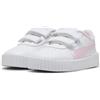 PUMA Scarpe da Ginnastica Carina 3.0 Jelly Heaven V Inf da Bambina, Bianco-Rosa Perlato, 4.5 UK, Puma Bianco Perla Rosa, 4.5 UK Child