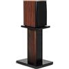 OUUTMEE Supporto per altoparlante in legno, 40 cm (16 pollici), robusto supporto per altoparlante HiFi per home theater, supporto universale per librerie con design riempito di sabbia (set da 1 pezzi)
