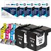 LCL Cartucce d'inchiostro Compatibile LC-229 LC-225 LC-229 XL LC-225 XL LC-229XLBK LC-225XLC LC-225XLM LC-225XLY LC209 Sostituzione per Brother MFC-J5320DW J5620DW (2Nero 1Ciano 1Magenta 1Giallo)