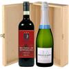Champagne e Brunello Di Montalcino - Baron Albert e Casa Fiorenza [2 bot in Cassetta di Legno]