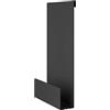 Keuco griglia rettangolare alta per doccia in Alluminio, nero, 32x60x12cm, da appendere, Made in Germany, con ganci e fessure di scarico