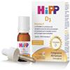 Hipp D3 Vitamina D3 Integratore Alimentare Bambini in Gocce Flacone 5 ml