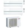 Mitsubishi Condizionatore Dualsplit serie kirigamine style 12000+12000 btu codice prod: MSZ-LN35VG2V(2) MXZ-3F68VF4