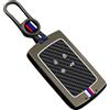 Ysbxitu Custodia per chiave Renault, con 4 tasti, adatta per Renault Clio Megane Koleos Kadjar Kangoo Twingo Captur Espace Fibra di Carbonio Texture Telecomando Smart Key Case A Nero
