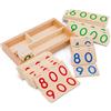 GREATRICH Giochi Montessori Educativi 3 4 5 6 Anni, Giocattoli Bambina in Legno con Carte Numeriche 1-9000, Ideale come Regalo Maschio, Giochi Bambino 5 Anni Maschio, Giochi Matematici Bambini