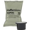 FRHOME Il Caffè Italiano Capsule Uno System Compatibili Napoli - 100pz | Aroma Forte e Vigoroso | Made In Italy | Frhome