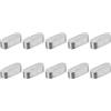 QUARKZMAN 10pz Chiave a Piuma Estremità Rotonda, 8x7x22mm Chiavette Elastiche Acciaio Inossidabile Professionale Chiavetta Parallela per Albero Trasmissione per Industria Meccanica Fissaggi