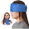 ARRIS Maschera per gli occhi riscaldata, cuscinetto caldo per il trattamento della blefarite e della secchezza oculare (Blu)