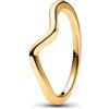 Pandora Timeless - Anello Onda placcato in oro 14k