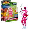 Power Rangers - Auto-Morphin, Figura articolata 2 in 1, 15 cm, Ranger Rose - Kim, per bambini dai 4 anni, PWG075