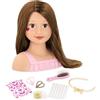 Our Generation Talia, testa per lo styling delle bambole castana