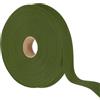 YELARXI Nastro sbieco doppio per cucito, per trapunte, in cotone, doppia piega, 2,5 cm, 22,9 m, adatto per orlare, cuciture fai da te, tubazioni - (verde scuro)