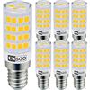 CNSGO Lampadine LED Mais E14 Bianca Calda 3000K, Non Dimmerabile, 4W Equivalente a Alogena 40W, 440 Lumen, Lampadina Risparmio Energetico AC 230V Senza sfarfallio, Angolo Del Fascio 360°, Pezzi 6