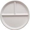 Generic Piatto 3 Scomparti Ceramica, Piatto Diviso Dieta per Adulti, Piatti per Snack, insalata, Dessert, Spaghetti, Bistecca (8 Pollici)
