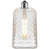 LEDbyLED Lampadina Vintage Decorativa Cristallo 6W, E27, Cilindrica, Vetro Trasparente, 2700K Luce Calda, Dimmerabile, 600 Lumen