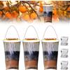 PLLYPE Kit Trappola per Mosche, 3 Pezzi Trappola per Antimosche, Trappola Acchiappa Mosche Zanzare, Cattura Mosche con Alimenti, Ideale per Giardini, Cucina, Fattorie, Interno ed Esterno