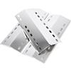 GFTIME 40 x 17 cm, copertura del bruciatore per Landmann Grill Chef, Landmann Triton 2 e 3 e 4, in acciaio inox, 3 pezzi