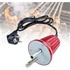 CnosDB Motore per Griglia per Barbecue, 220V-240V Motore per Girarrosto Portatile BBQ Accessori per Barbecue Maialino Arrosto All'Aperto Picnic